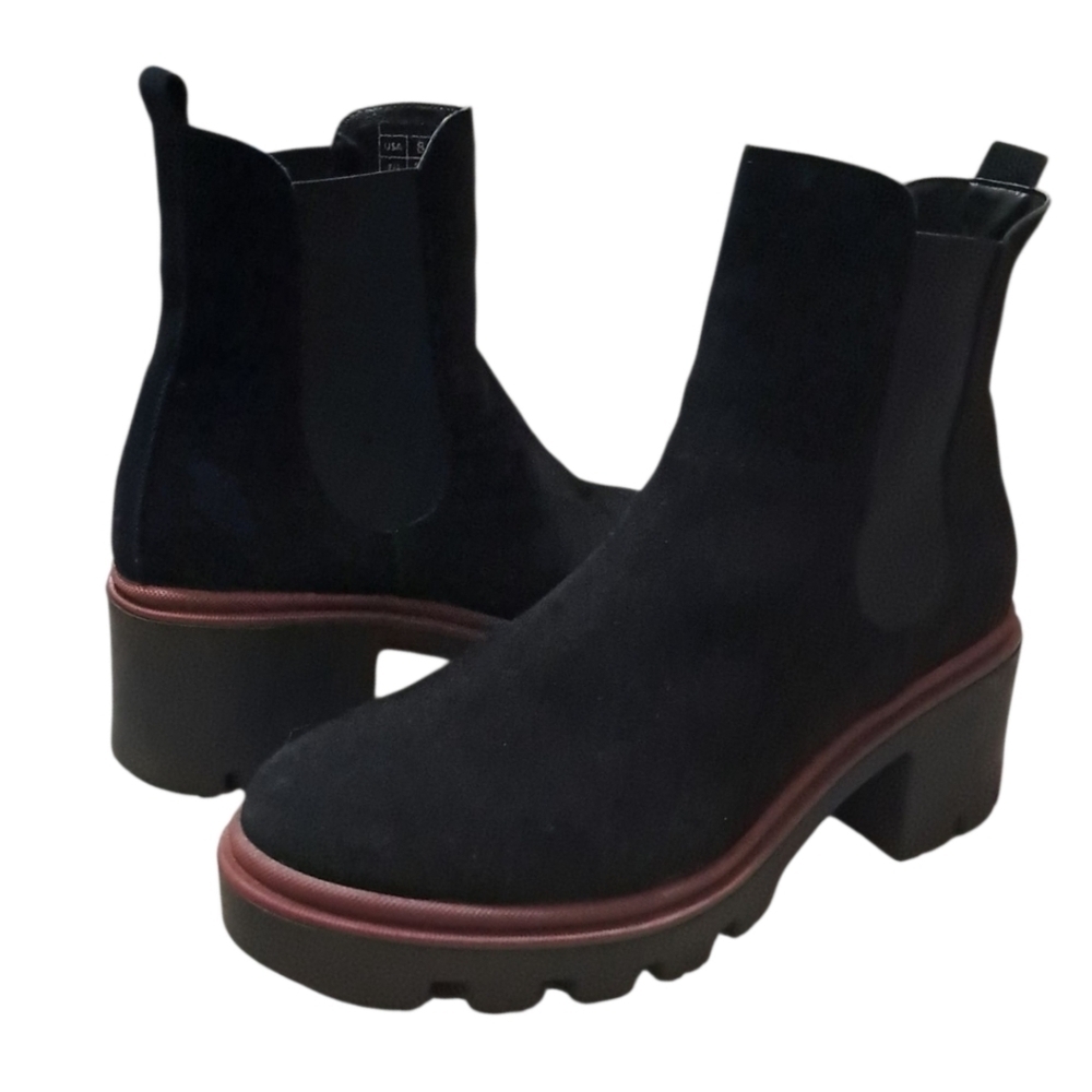 Antonio de Faria Black Suede Chelsea Boots – EU 39 / US 8 – Portugal Made